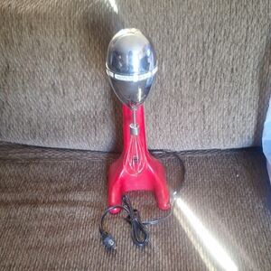 Red and Silver Electric Mixer Hamilton Beach Frother